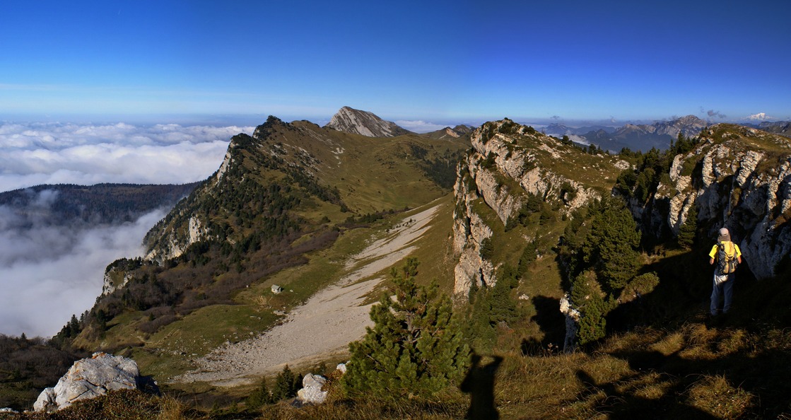 La vire de descente, face à la Grande Sure 17petit.jpg
